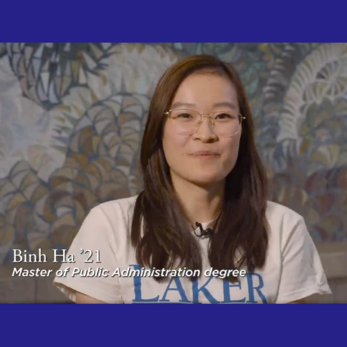 Recent MPA graduate, Binh Ha, shares her 60 for 60 story